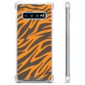 Samsung Galaxy S10 Hybrid-deksel - Tiger