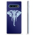Samsung Galaxy S10+ TPU-deksel - Elefant