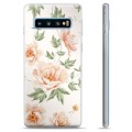 Samsung Galaxy S10 TPU-deksel - Floral