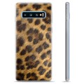 Samsung Galaxy S10+ TPU-deksel - Leopard