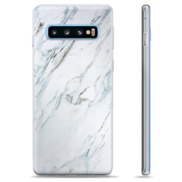 Samsung Galaxy S10+ TPU-deksel - Marmor