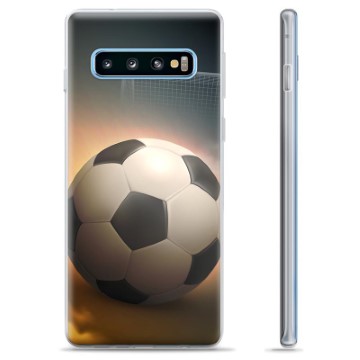 Samsung Galaxy S10+ TPU-deksel - Fotball