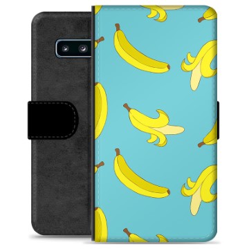 Samsung Galaxy S10 Premium Lommebok-deksel - Bananer