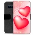 Samsung Galaxy S10+ Premium Lommebok-deksel - Love