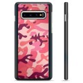 Samsung Galaxy S10+ Beskyttelsesdeksel - Rosa Kamuflasje
