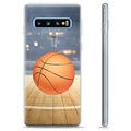 Samsung Galaxy S10+ TPU-deksel - Basketball