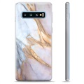 Samsung Galaxy S10+ TPU-deksel - Elegant Marmor