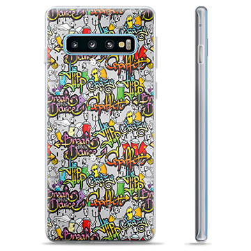 Samsung Galaxy S10+ TPU-deksel - Graffiti