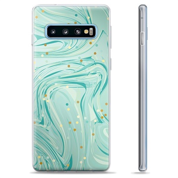 Samsung Galaxy S10+ TPU-deksel - Grønn Mynte