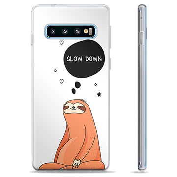 Samsung Galaxy S10+ TPU-deksel - Slow Down