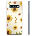 Samsung Galaxy S10+ TPU-deksel - Solsikke