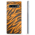 Samsung Galaxy S10+ TPU-deksel - Tiger