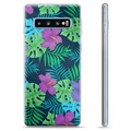 Samsung Galaxy S10+ TPU-deksel - Tropiske Blomster