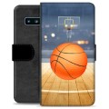 Samsung Galaxy S10 Premium Lommebok-deksel - Basketball