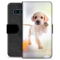 Samsung Galaxy S10 Premium Lommebok-deksel - Hund