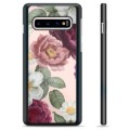 Samsung Galaxy S10 Beskyttelsesdeksel - Romantiske Blomster