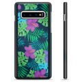 Samsung Galaxy S10 Beskyttelsesdeksel - Tropiske Blomster
