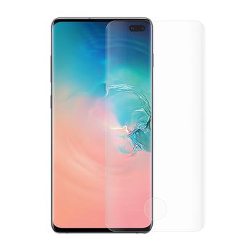 Samsung Galaxy S10+ Full Dekning Beskyttelsesglass - Gjennomsiktig
