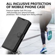 Samsung Galaxy S20 5G Lommebok-deksel med Stativ - Svart