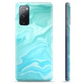 Samsung Galaxy S20 FE TPU-deksel - Blå Marmor