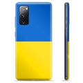 Samsung Galaxy S20 FE TPU-deksel Ukrainsk flagg - Gul og lyseblå
