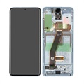 Samsung Galaxy S20 Frontdeksel & LCD-skjerm GH82-22131D - Blå