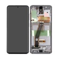 Samsung Galaxy S20 Frontdeksel & LCD-skjerm GH82-22131A - Grå