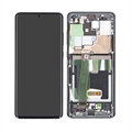 Samsung Galaxy S20 Ultra 5G Frontdeksel & LCD-skjerm GH82-22271A - Svart