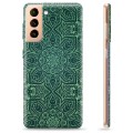 Samsung Galaxy S21+ 5G TPU-deksel - Grønn Mandala