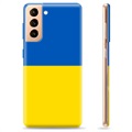 Samsung Galaxy S21+ 5G TPU-deksel Ukrainsk flagg - Gul og lyseblå