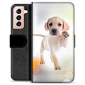 Samsung Galaxy S21 5G Premium Lommebok-deksel - Hund