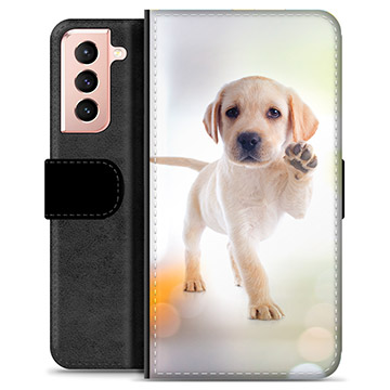Samsung Galaxy S21 5G Premium Lommebok-deksel - Hund