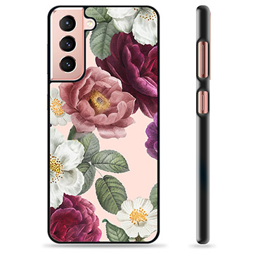 Samsung Galaxy S21 5G Beskyttelsesdeksel - Romantiske Blomster