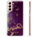 Samsung Galaxy S21 5G TPU-deksel - Gylden Plomme