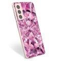 Samsung Galaxy S21 5G TPU-deksel - Rosa Krystall