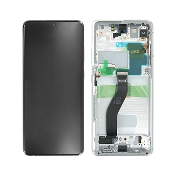Samsung Galaxy S21 Ultra 5G Frontdeksel & LCD-skjerm GH82-26035B - Sølv