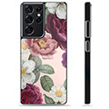 Samsung Galaxy S21 Ultra 5G Beskyttelsesdeksel - Romantiske Blomster