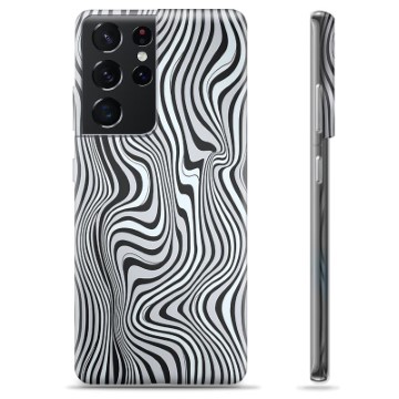 Samsung Galaxy S21 Ultra 5G TPU-deksel - Fascinerende Zebra