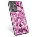 Samsung Galaxy S21 Ultra TPU-deksel - Rosa Krystall