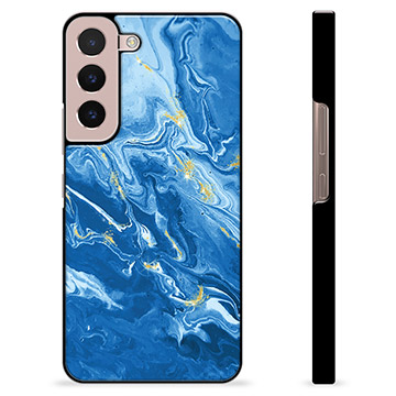 Samsung Galaxy S22 5G Beskyttelsesdeksel - Fargerik Marmor