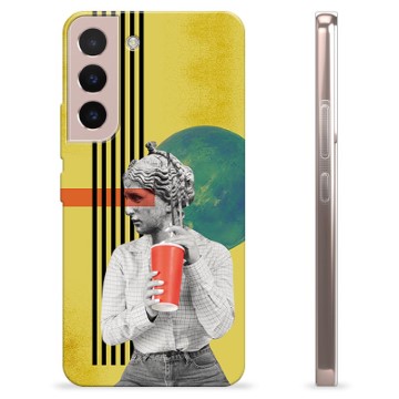 Samsung Galaxy S22 5G TPU-deksel - Retro Kunst