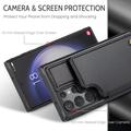 Samsung Galaxy S22 Ultra 5G Caseme C22 etui RFID-kortlommebok - svart