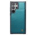 Samsung Galaxy S22 Ultra 5G Caseme C22-etui RFID-kortlommebok - Grønn