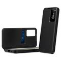 Samsung Galaxy S22 Ultra 5G Smart Clear View Flip-etui med kortspor