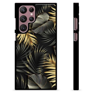 Samsung Galaxy S22 Ultra 5G Beskyttelsesdeksel - Gulde Blader