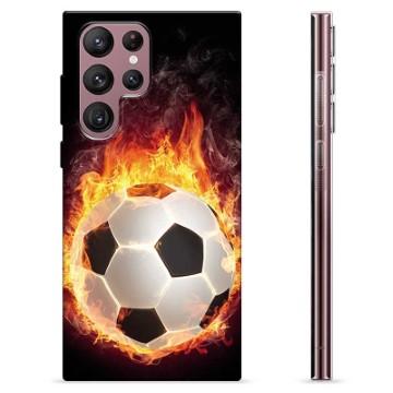 Samsung Galaxy S22 Ultra 5G TPU-deksel - Fotballflamme