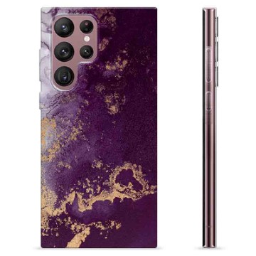 Samsung Galaxy S22 Ultra 5G TPU-deksel - Gylden Plomme