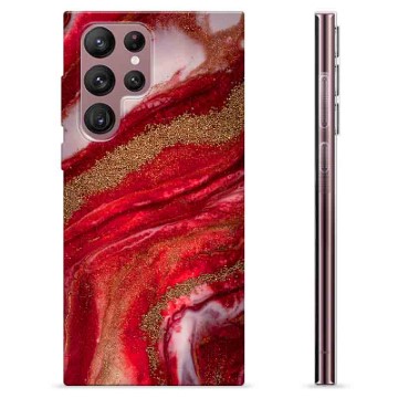 Samsung Galaxy S22 Ultra 5G TPU-deksel - Gylden Rubin