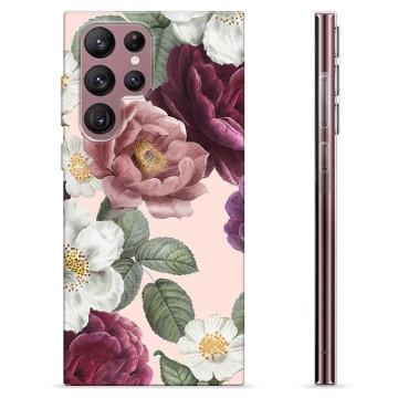 Samsung Galaxy S22 Ultra 5G TPU-deksel - Romantiske Blomster