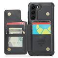 Samsung Galaxy S22+ 5G Caseme C22 etui RFID-kortlommebok - svart